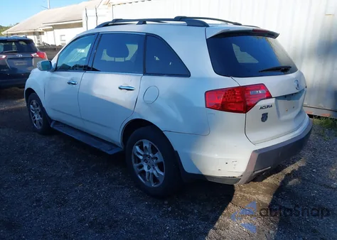 2008 Acura Mdx Technology Package z USA, uszkodzony, nr VIN 2HNYD28358H532797